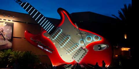 Aerosmith Rock 'n Roll Coaster Walk Disney World